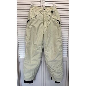 Drift Boardwear Mens Ski Snowboard Pants Tan Size Small Lined Zip Snow